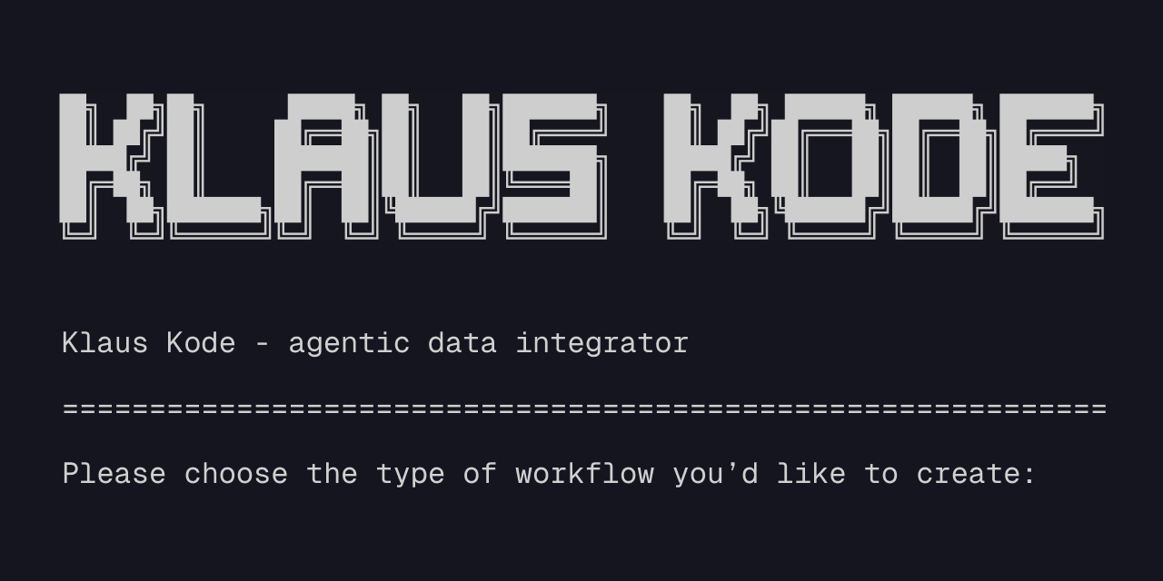 klaus-kode-agentic-integrator