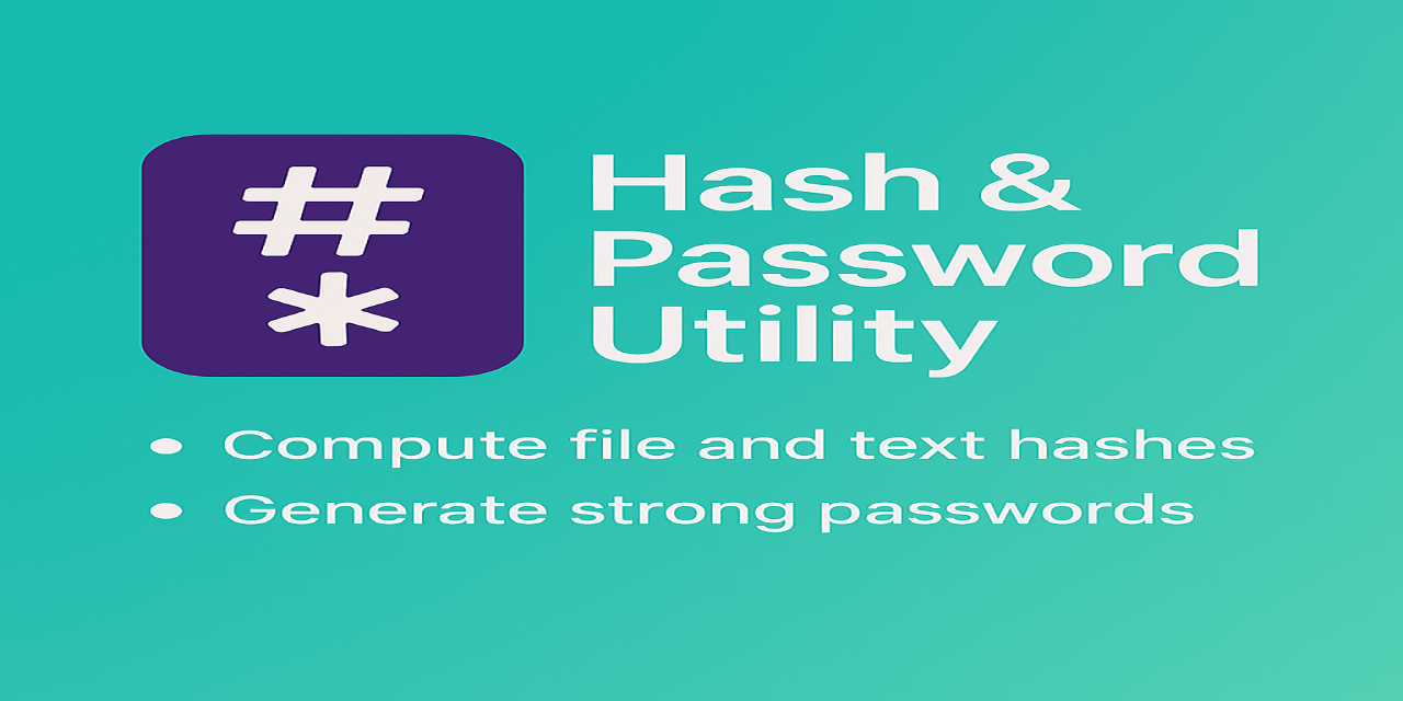 Hash-Password-Utility