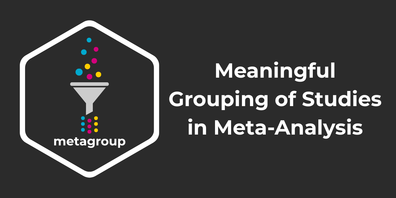 GitHub - asmpro7/metagroup: Meaningful Grouping of Studies in Meta-Analysis