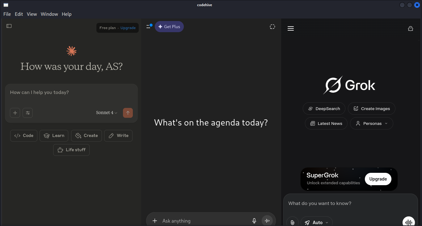 GitHub - AhmedShaikh0/CodeHive: CodeHive: A desktop AI hub that lets ...