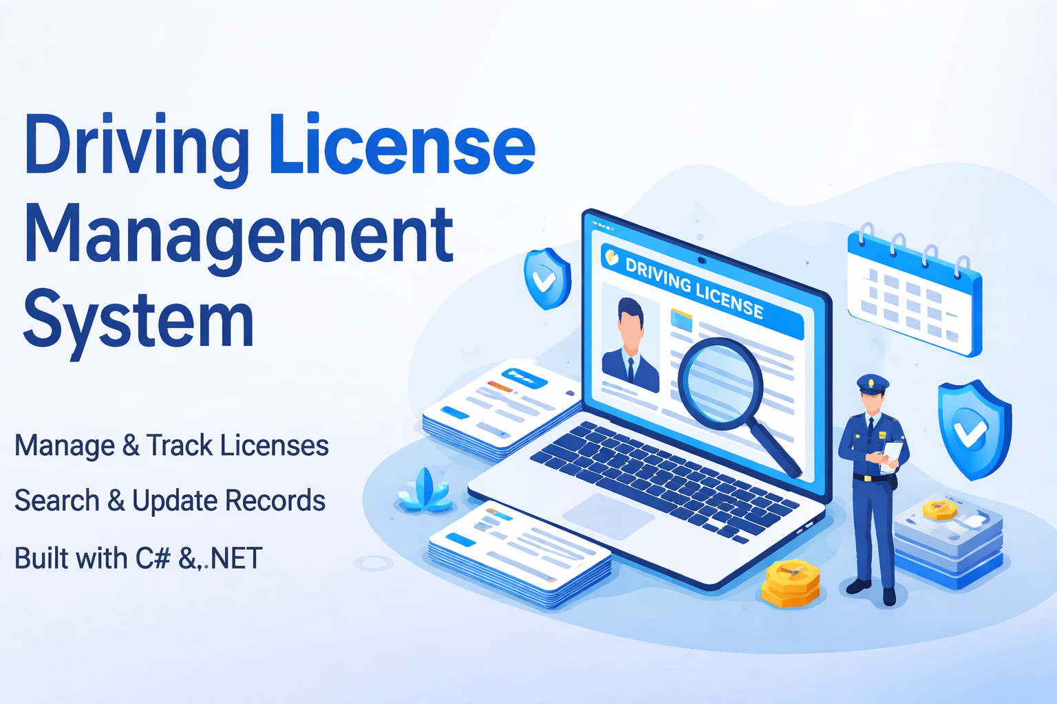 GitHub - ridachafyq/Driving-Licenses-Management: Desktop application to ...