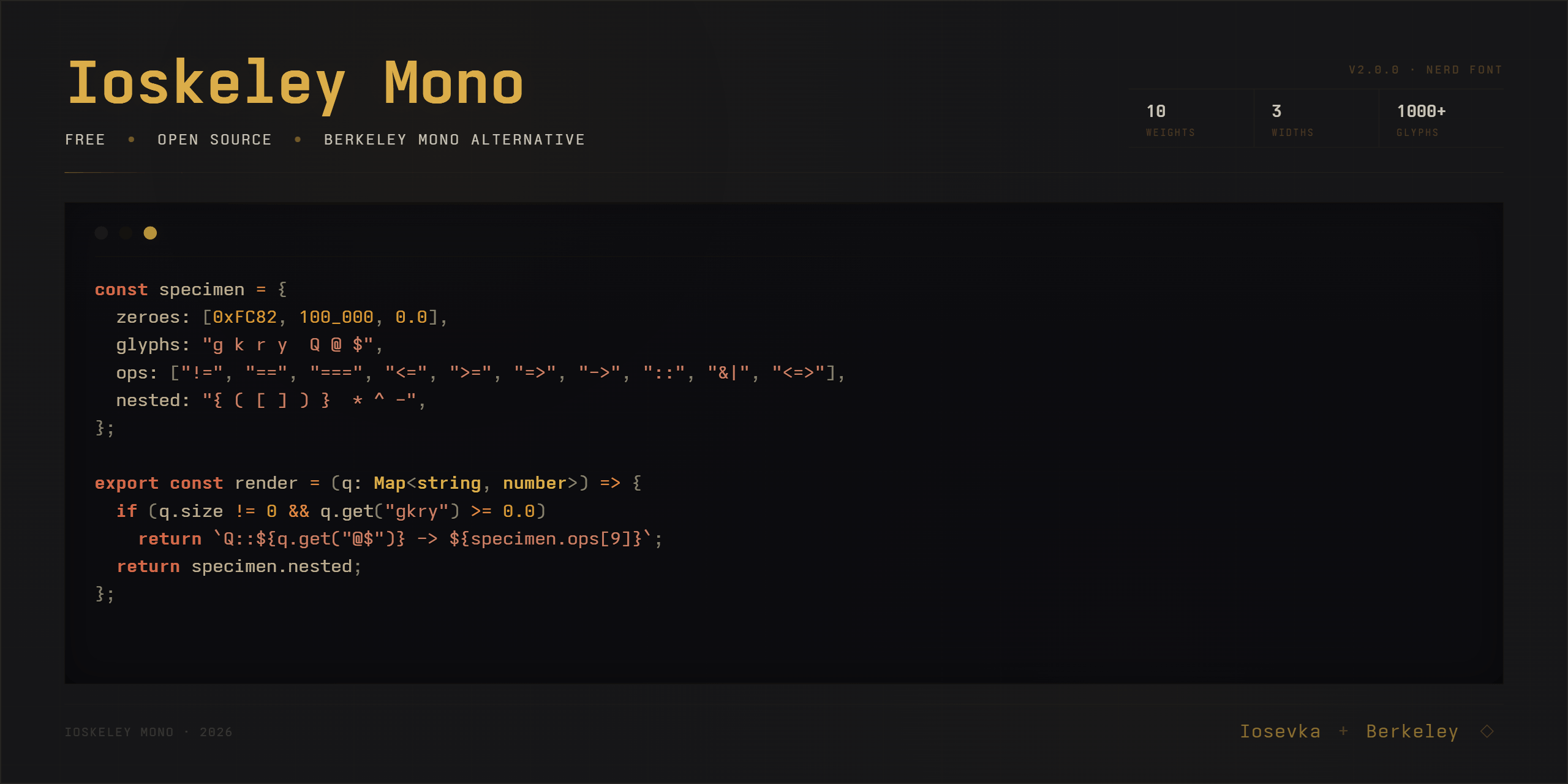 IoskeleyMono