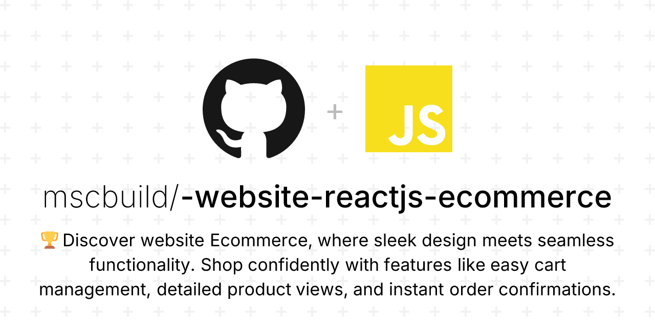 GitHub - mscbuild/-website-reactjs-ecommerce: 🏆 Discover website ...