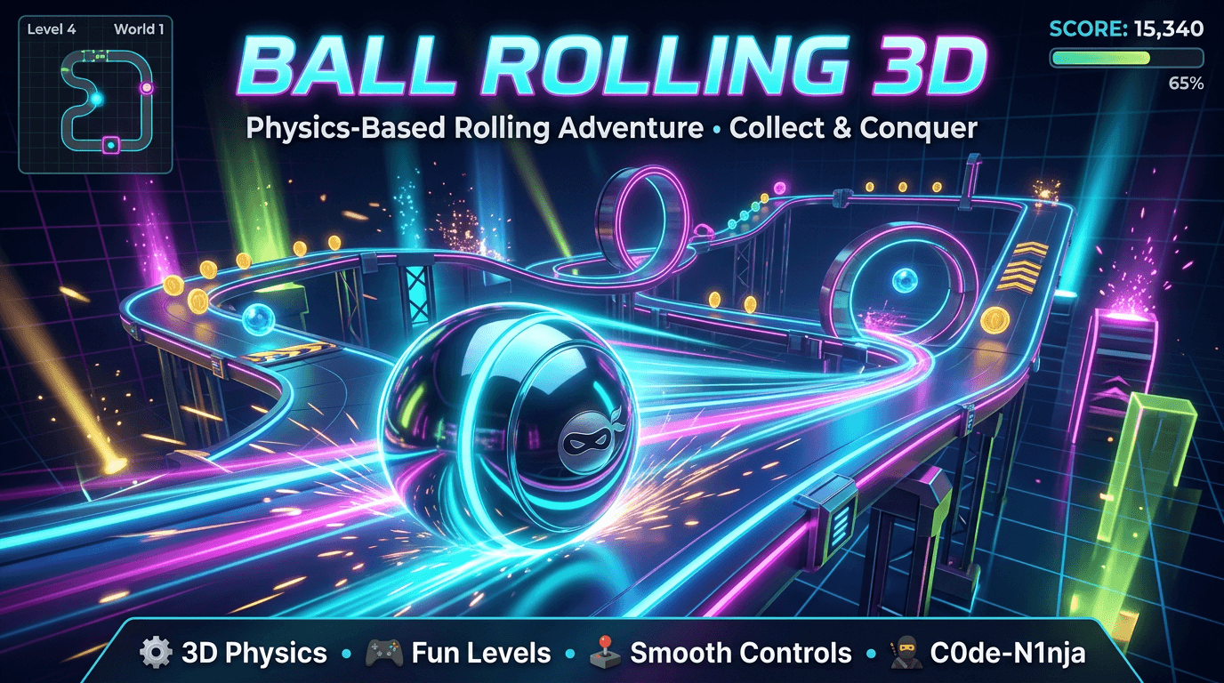 GitHub - C0de-N1nja/Ball-Rolling-3D: A 3D ball rolling endless runner ...