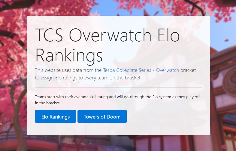 GitHub - schemes-ohyeah/tcs-overwatch-elo: By using web scraped data ...