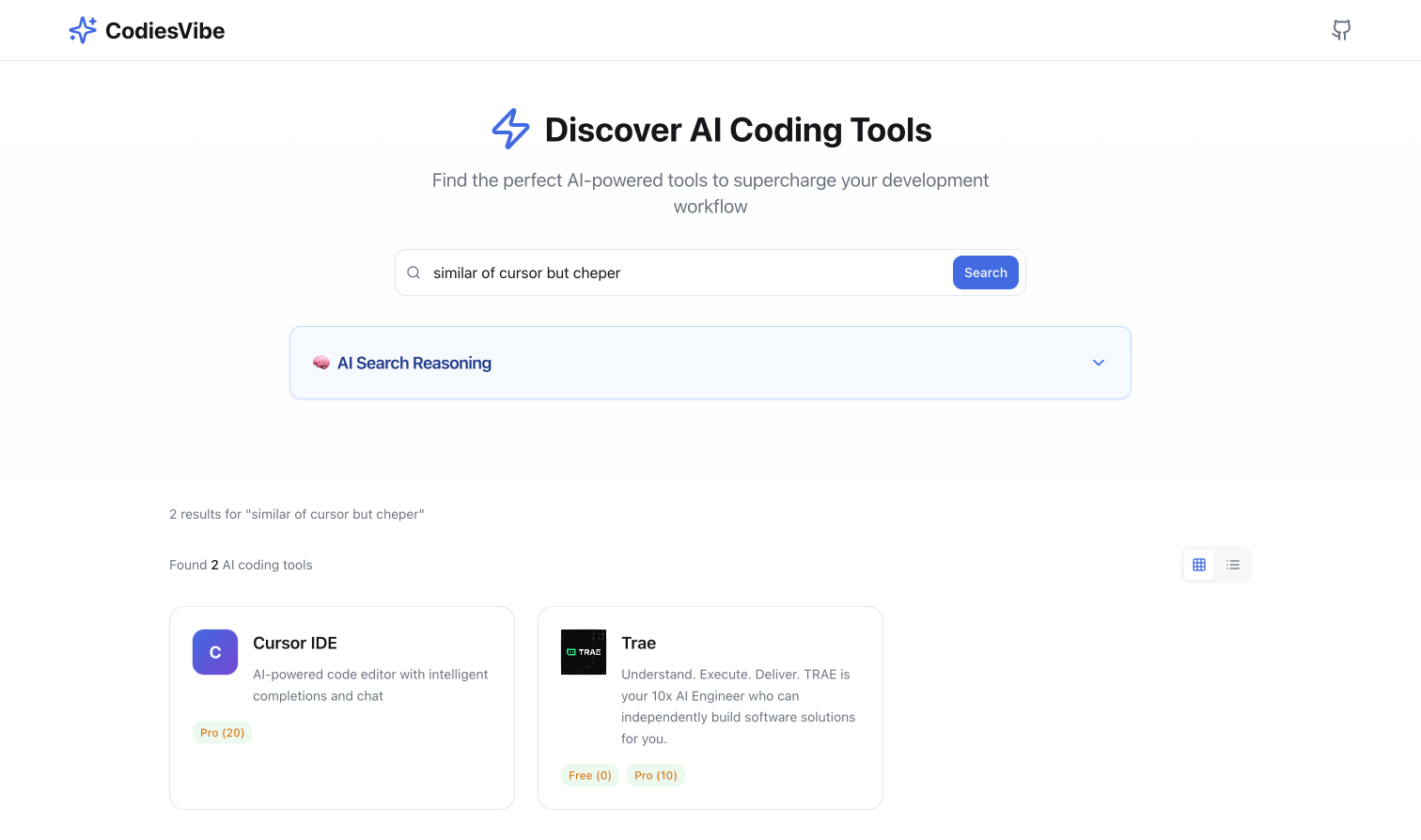 GitHub - foyzulkarim/codiesvibe: Agentic AI-powered search engine for ...