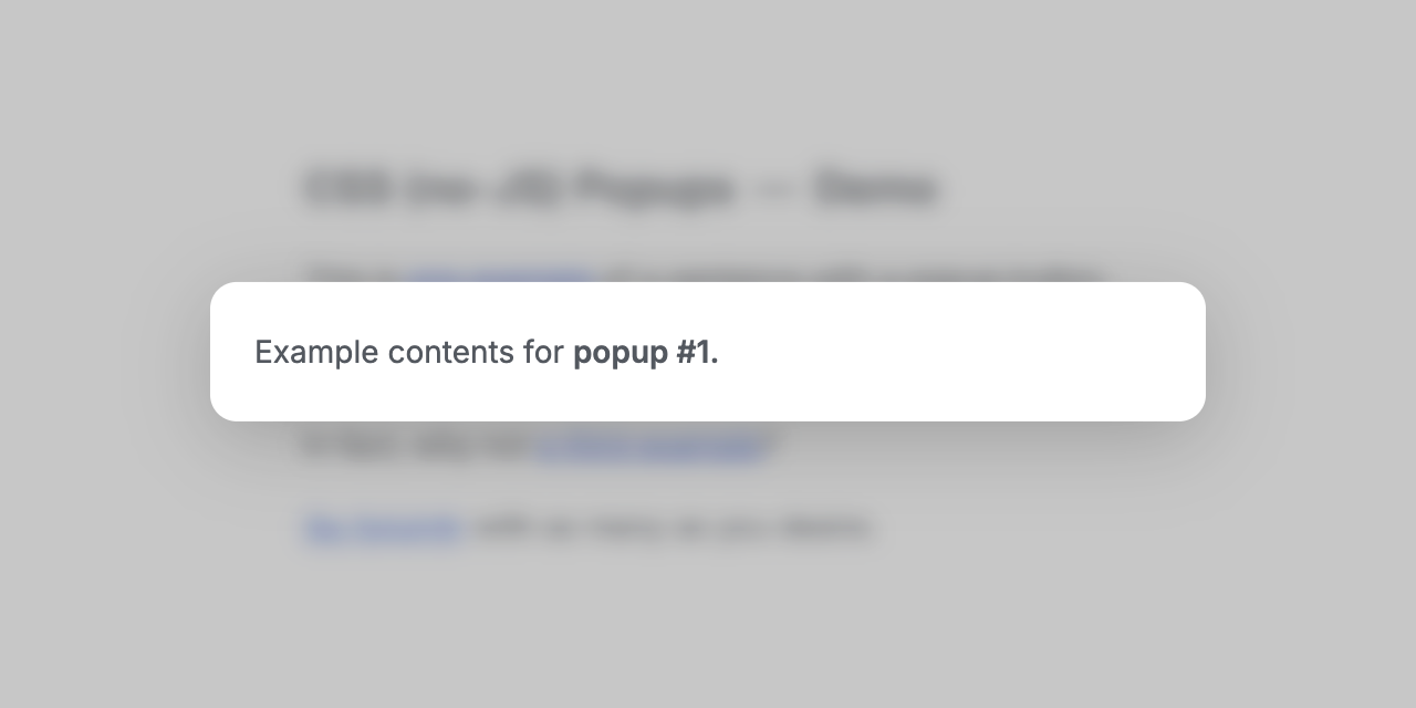 css-popups