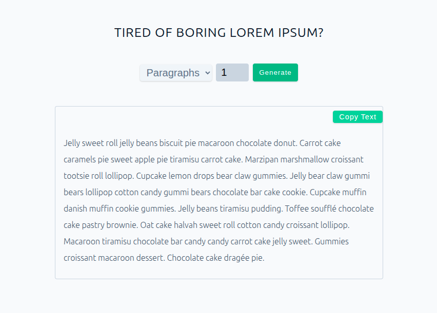 Lorem-Ipsum-Text-Generator