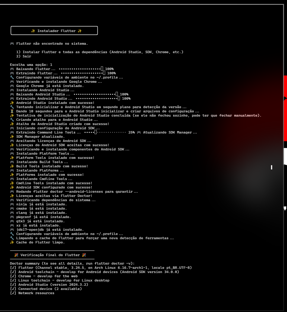 GitHub - EoDaniel777/flutter_install: Instalador Flutter para linux