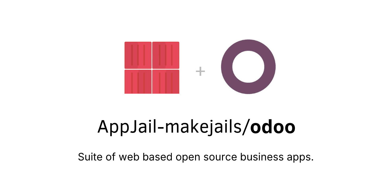 GitHub - AppJail-makejails/odoo: Suite of web based open source ...