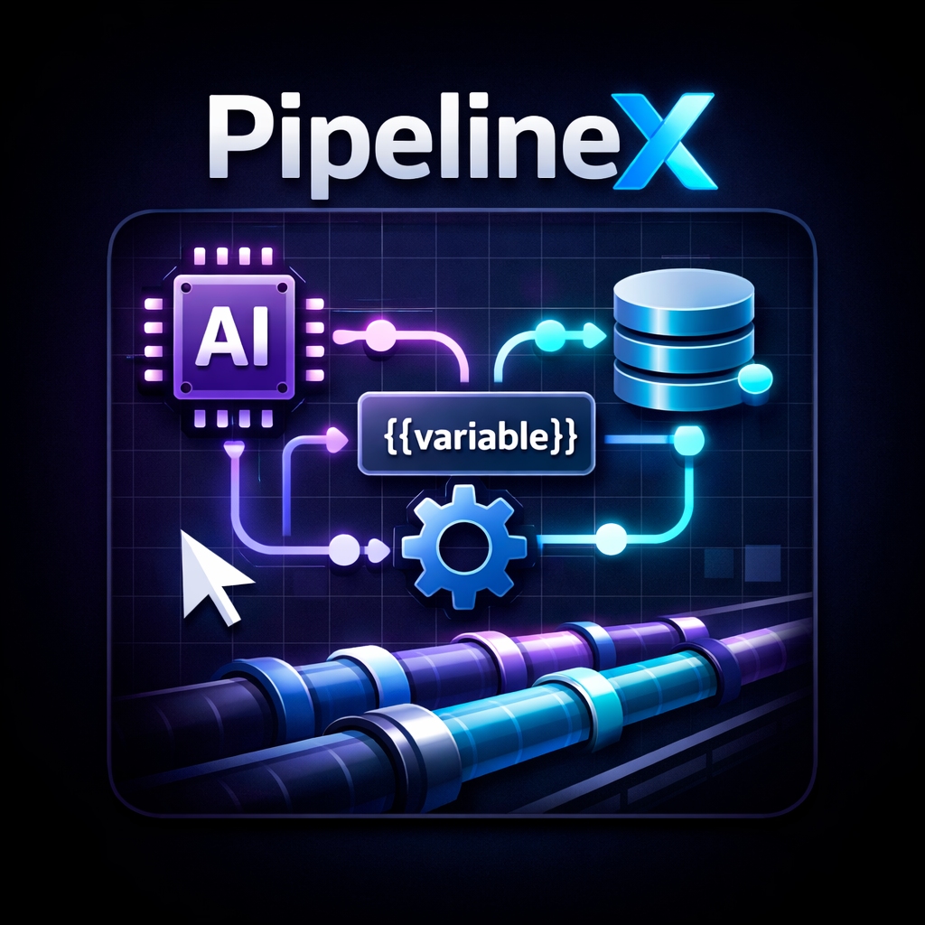 GitHub - DhirajKarangale/PipelineX: A React Flow + FastAPI prototype ...