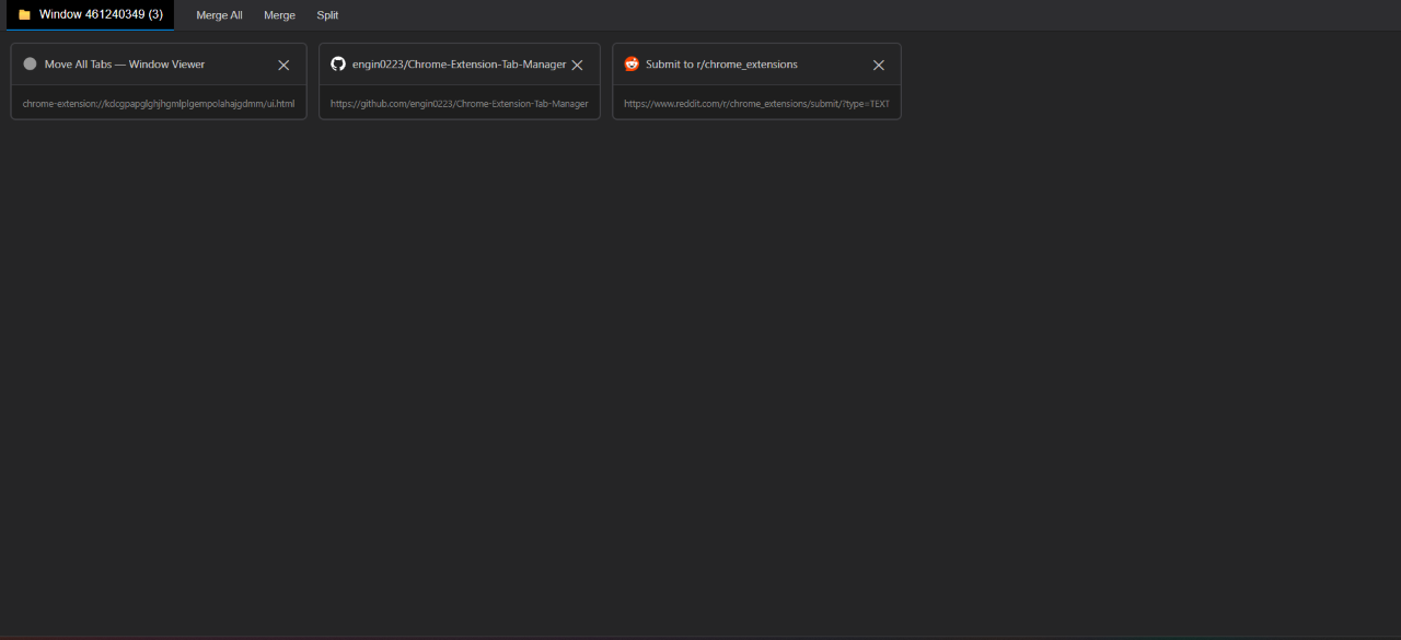 Chrome-Extension-Tab-Manager