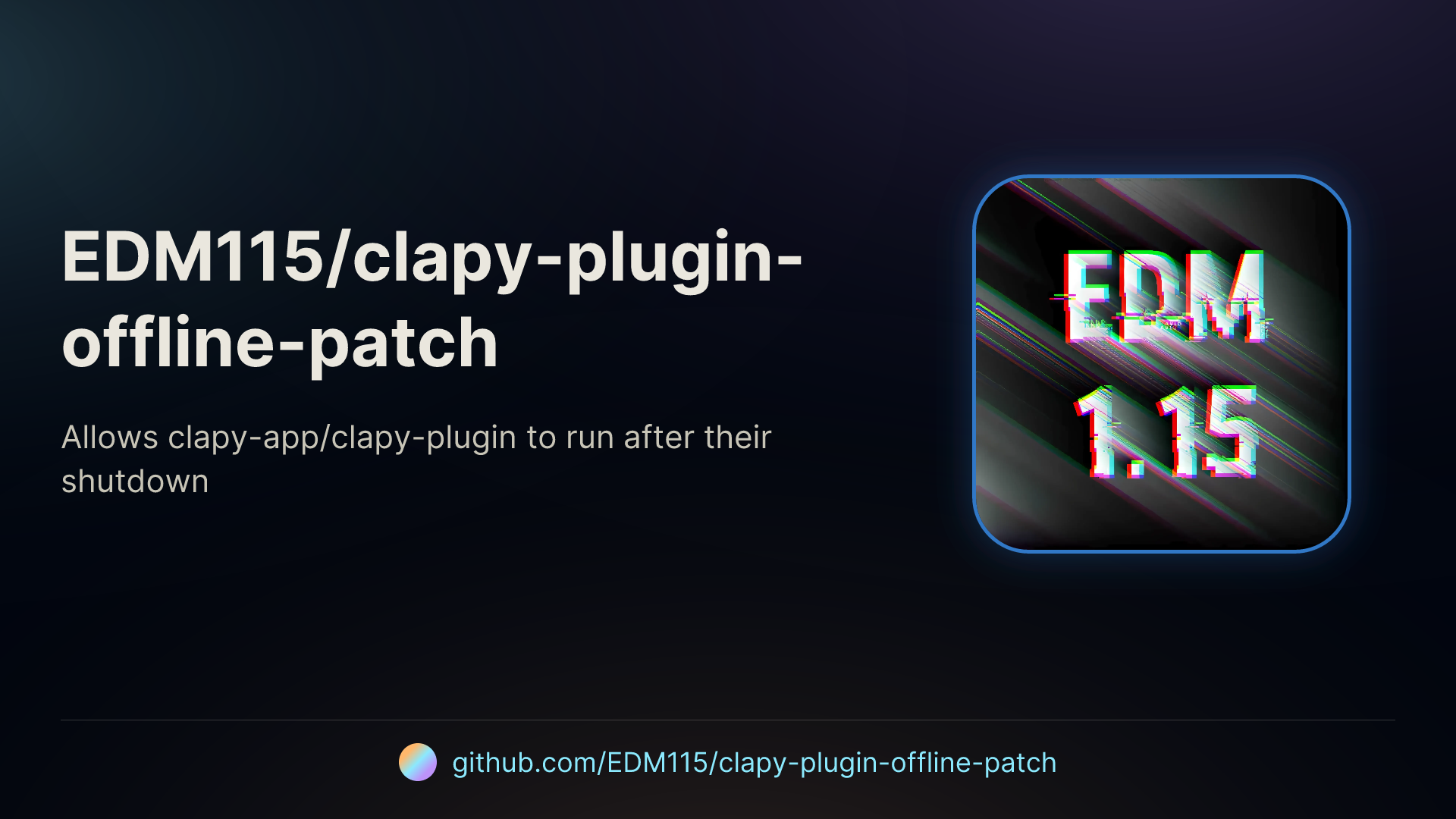 GitHub - EDM115/clapy-plugin-offline-patch: Allows clapy-app/clapy ...