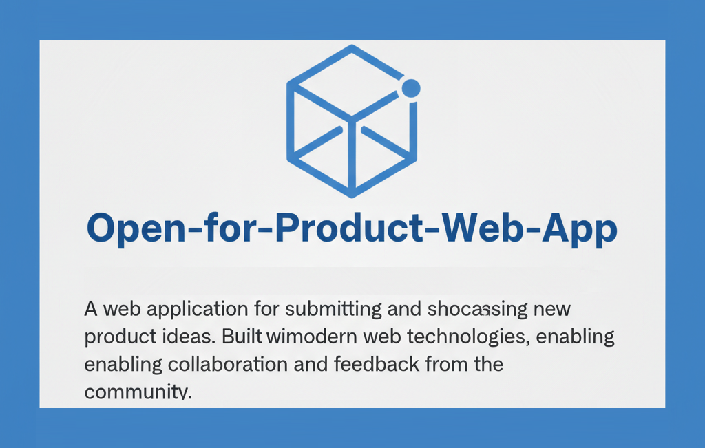 Open-for-Product-Web-App