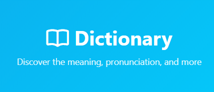 Dictionary