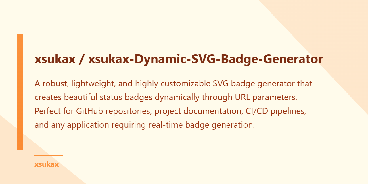 xsukax-Dynamic-SVG-Badge-Generator