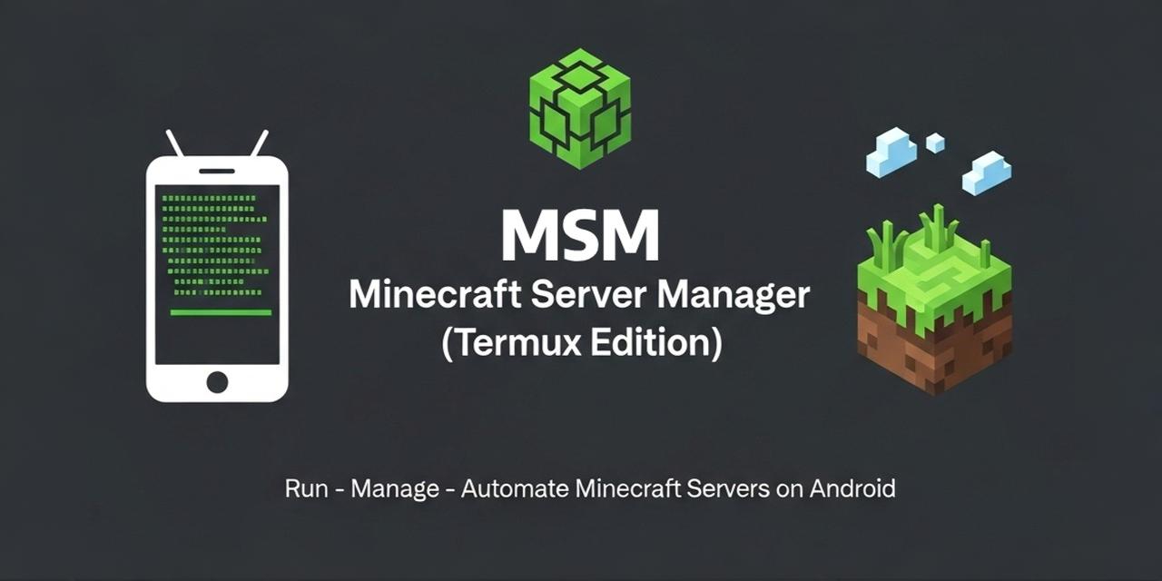 MSM-minecraft-server-manager-termux