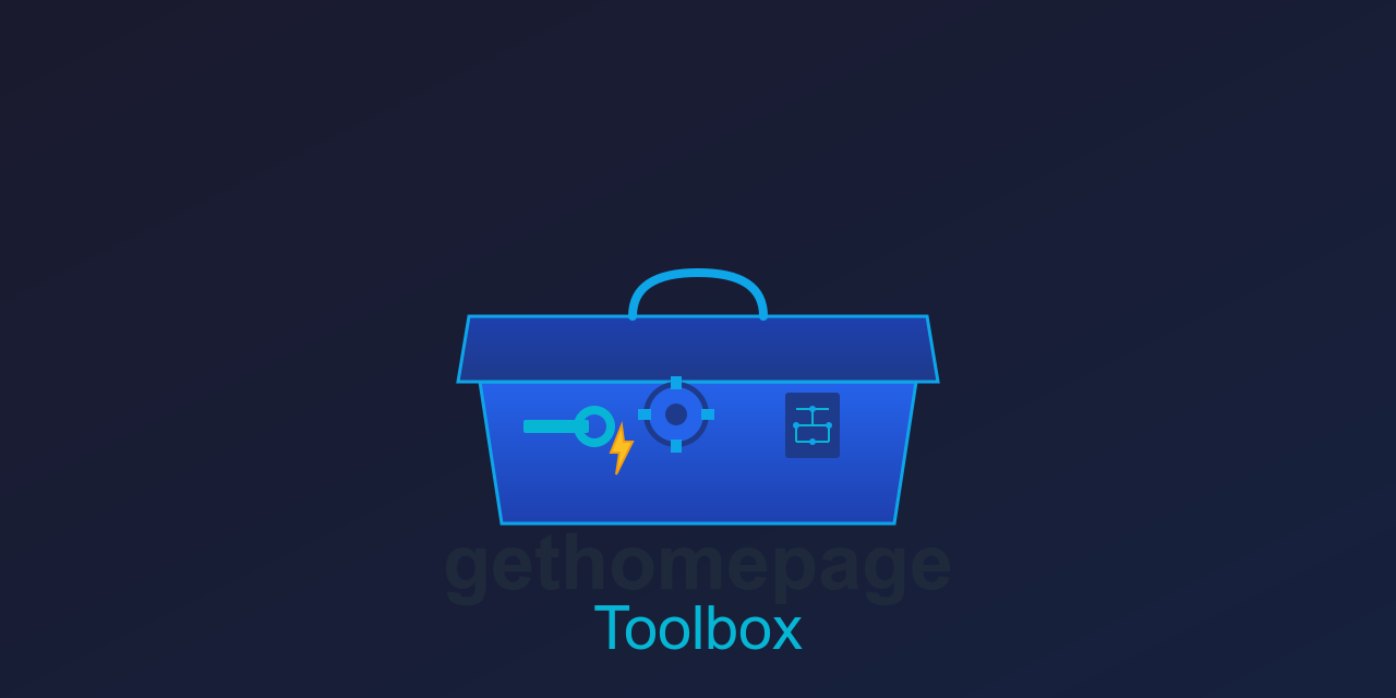 Gethomepage-Tool-Box