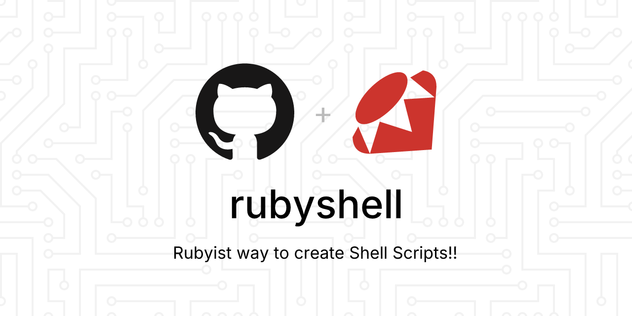 GitHub - albertalef/rubyshell: Rubyist way to create Shell Scripts ...