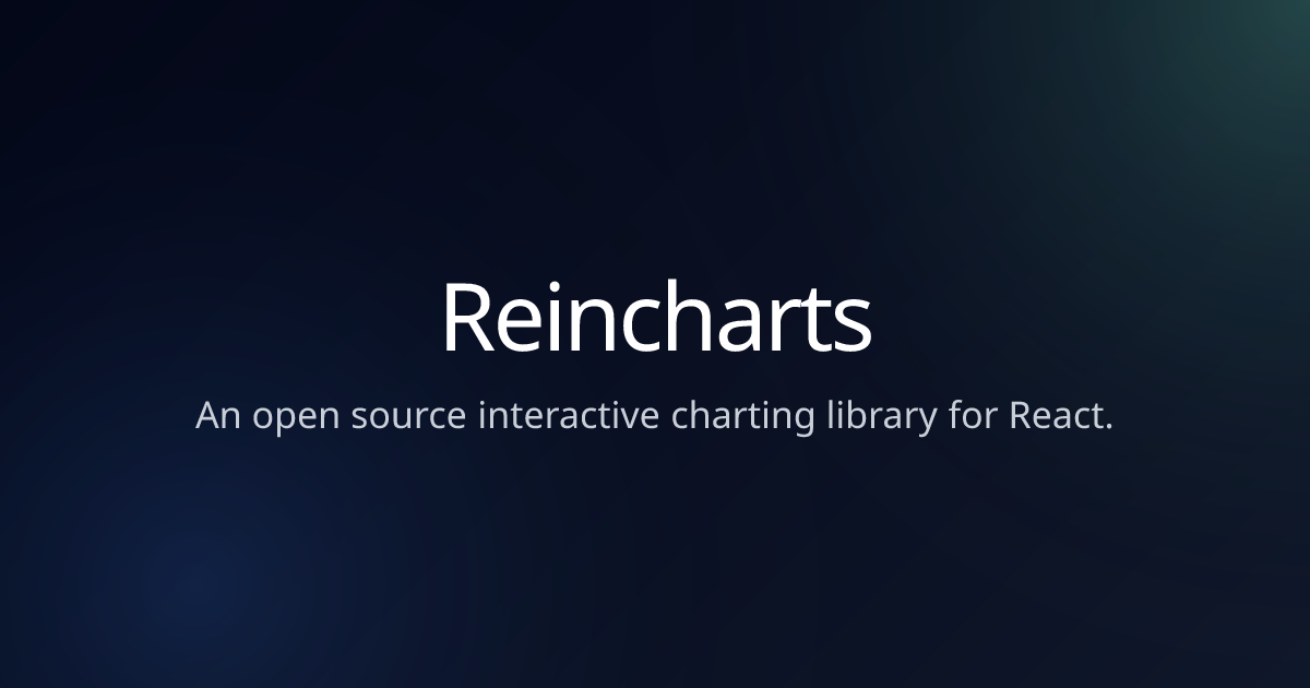 GitHub - reincharts/reincharts: Interactive and customizable charts for ...