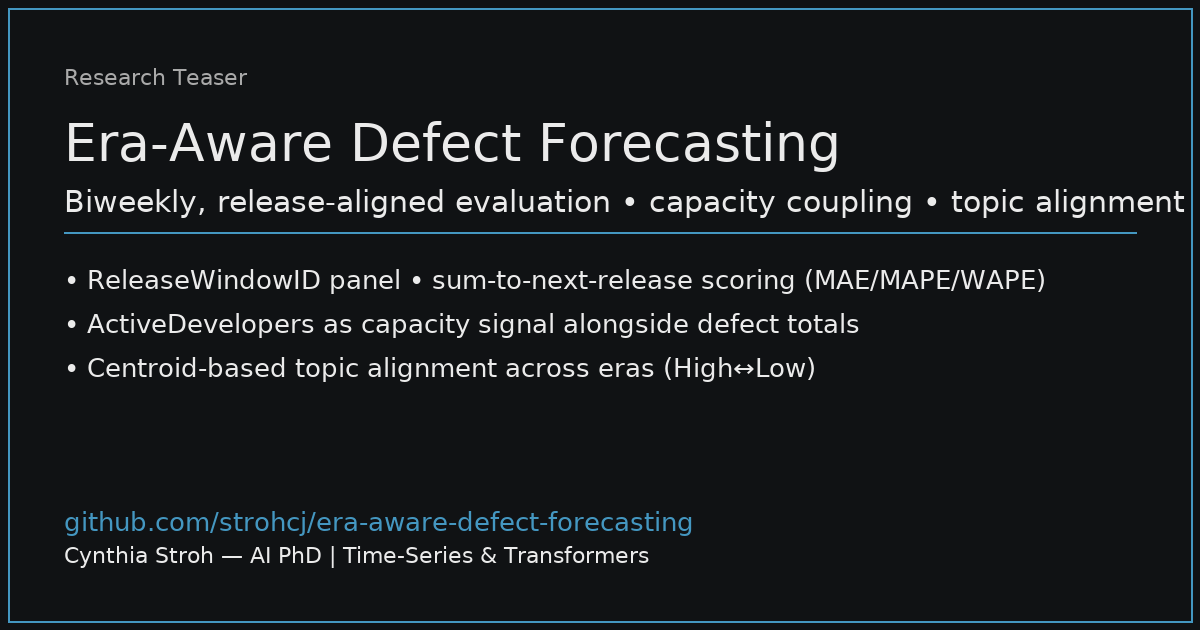 era-aware-defect-forecasting