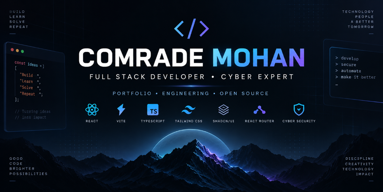 ComradeMohan.github.io