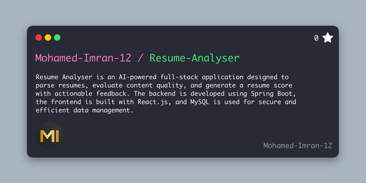 Resume-Analyser