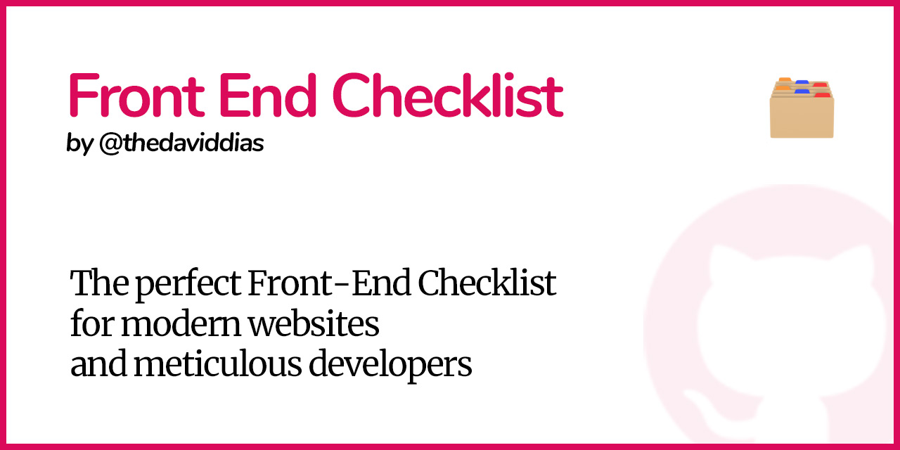  Front-End-Checklist