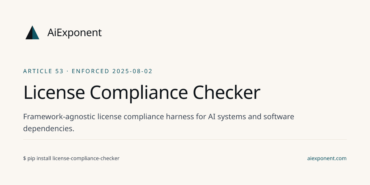license-compliance-checker