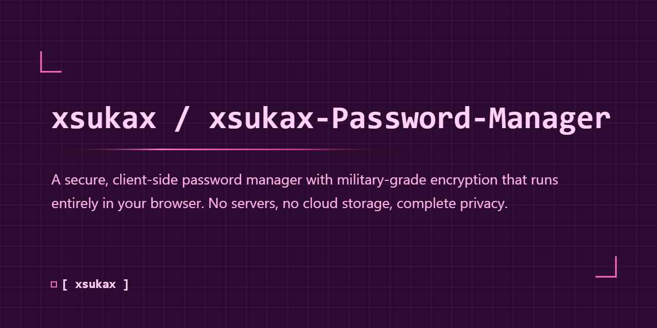 xsukax-Password-Manager