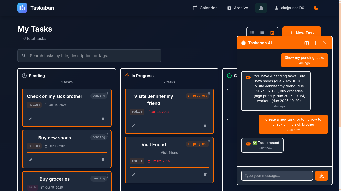 GitHub - winzerprince/taskaban: A cool task manager powered by AI and ...