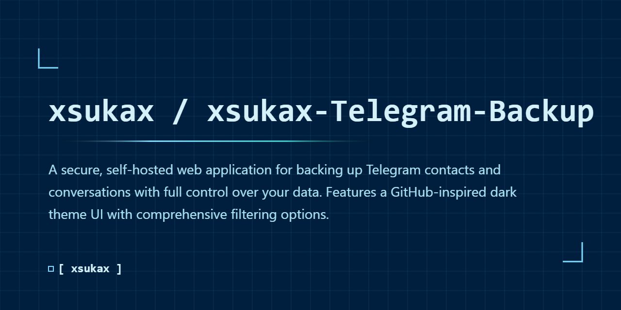 xsukax-Telegram-Backup