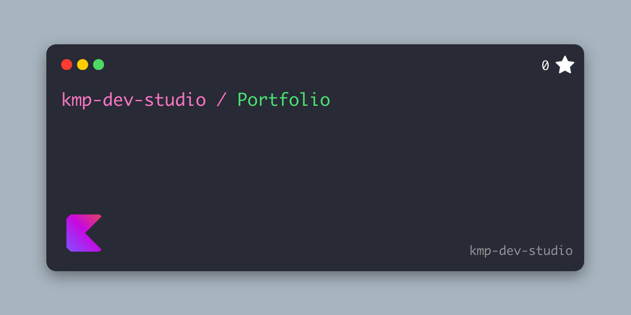 GitHub - kmp-dev-studio/Portfolio