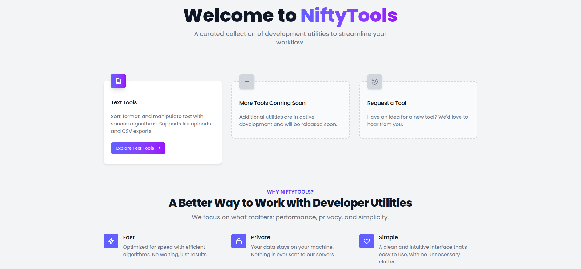 GitHub - skylarng89/niftytools: A Developer's Swiss Army Knife · GitHub