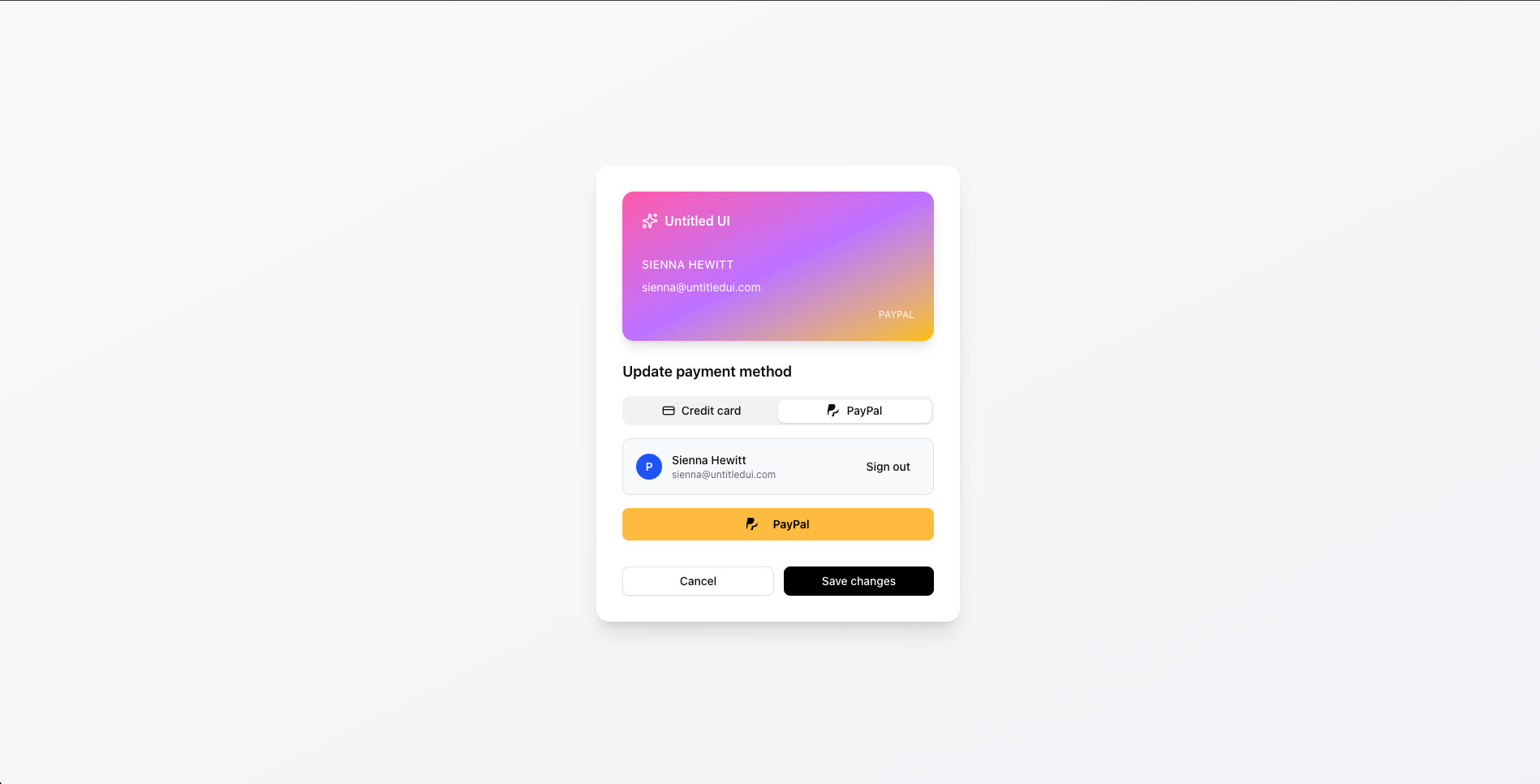 GitHub - dilums/update-payment-method-dialog