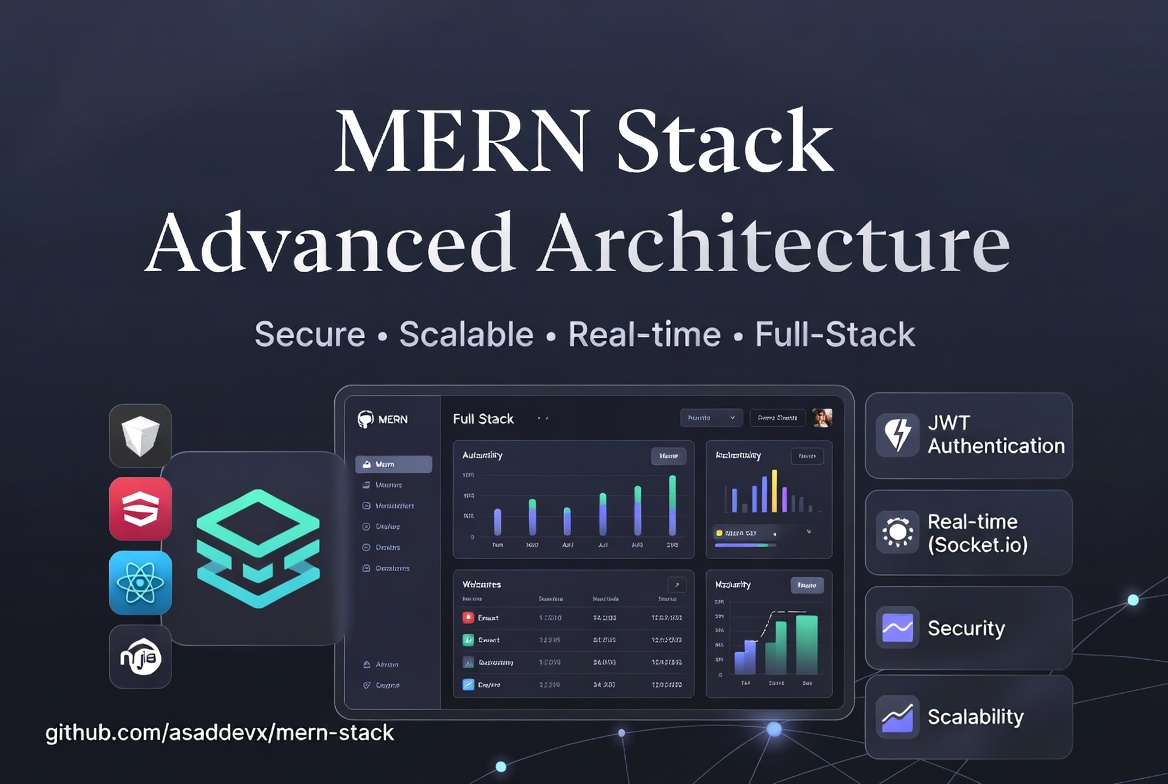 GitHub - asaddevx/mern-stack: Production-focused MERN (MongoDB, Express ...
