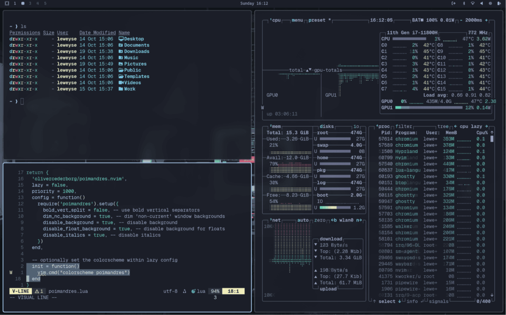GitHub - leweyse/omarchy-pmndrs-theme · GitHub