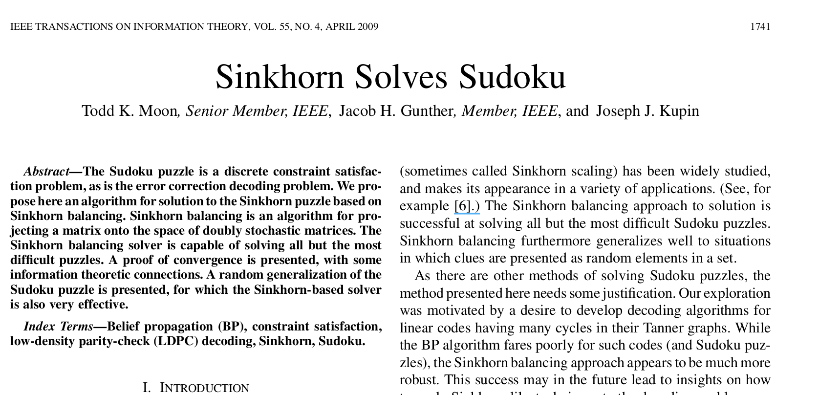 Sinkhorn-Solves-Sudoku