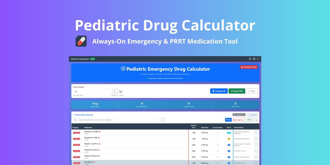 pediatric-drug-calculator