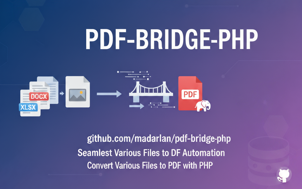 GitHub - madarlan/pdf-bridge-php: 🚀 Powerful PHP/Laravel PDF converter ...
