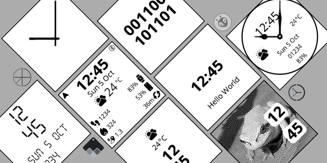 GitHub - fbiego/watchy_faces: Watchfaces for Chronos Watchy firmware ...