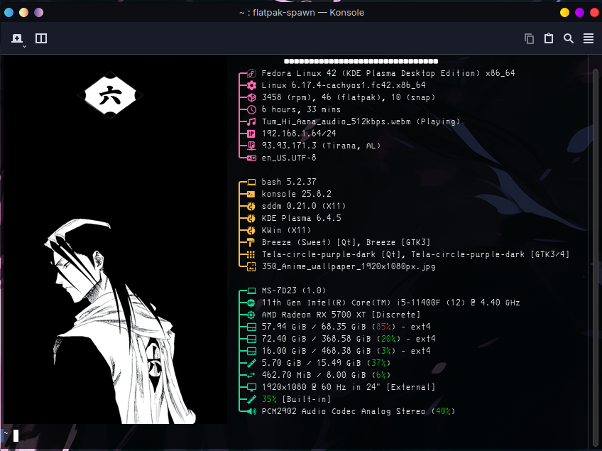 GitHub - erginrusheku/fastFetch-config: My config for FastFetch · GitHub