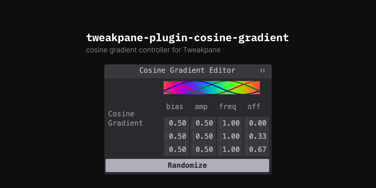 tweakpane-plugin-cosine-gradient
