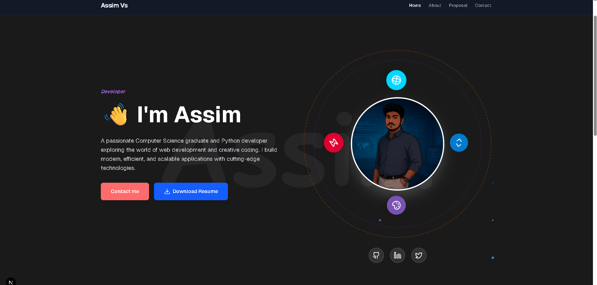 GitHub - Assim-Vs/My-Portfolio: A Simple Portfolio for IT beginners.