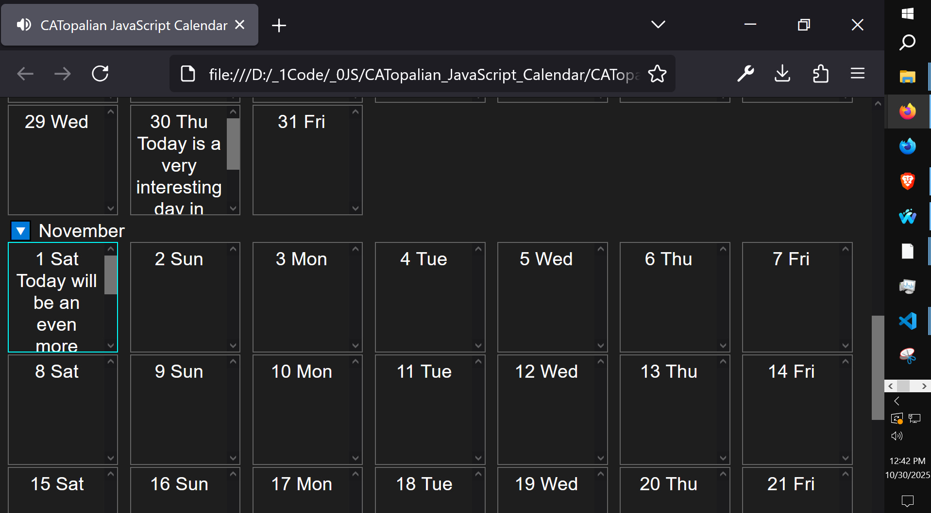 CATopalian_JavaScript_Calendar