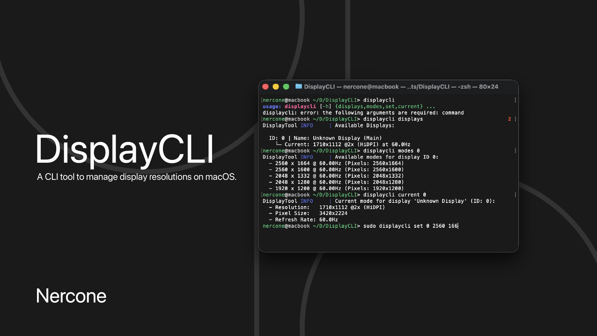 DisplayCLI