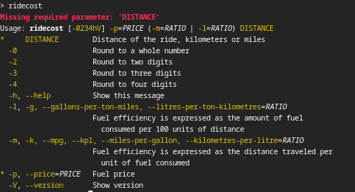 ride-cost-cli