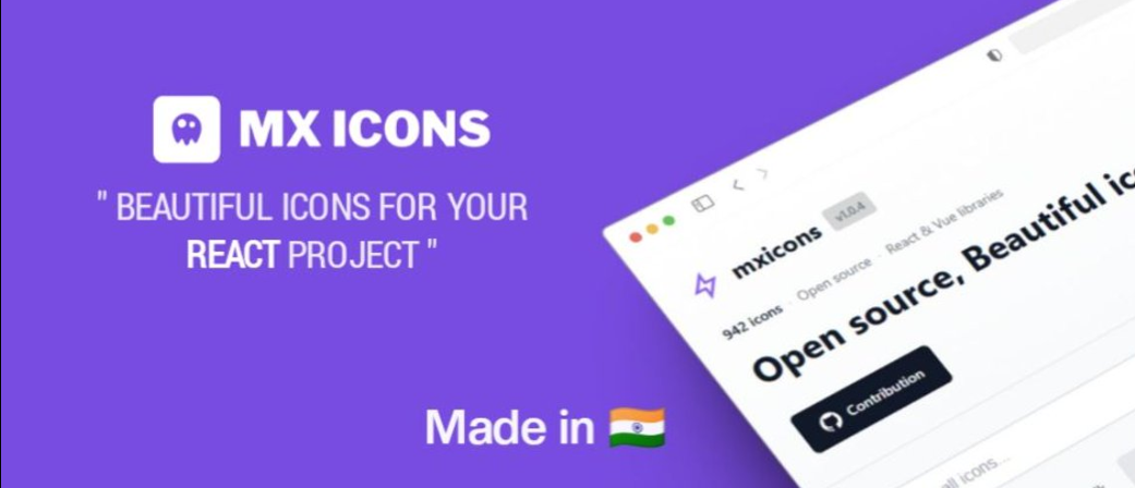 GitHub - ig-imanish/mx-icons: A modern, lightweight React icon library ...