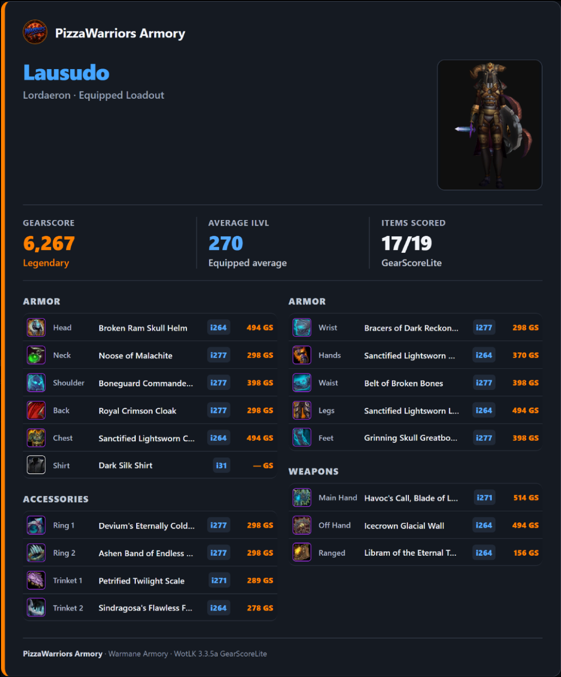 Warmane-Discord-Bot