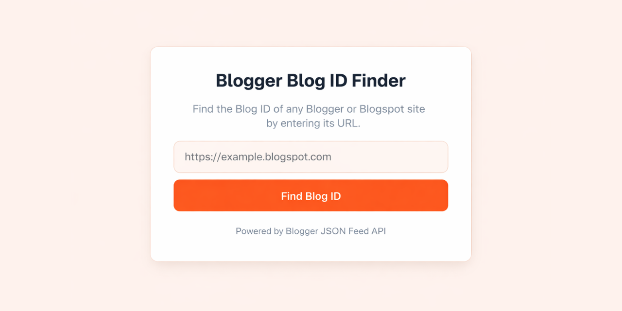 blogspot-blog-id-finder